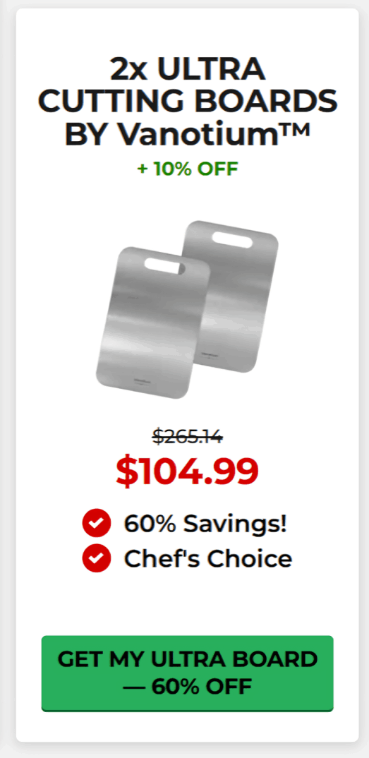 Vanotium Cutting Board offer price 